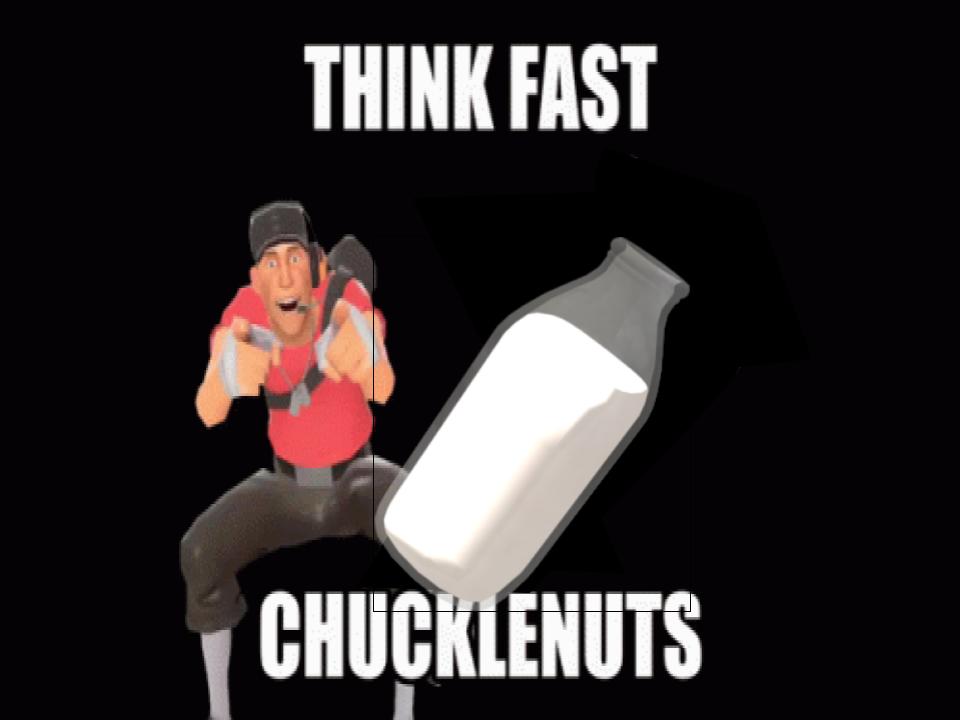High Quality mad milk chucklenuts Blank Meme Template