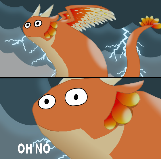 High Quality Distorted Dragon Phixsu Blank Meme Template