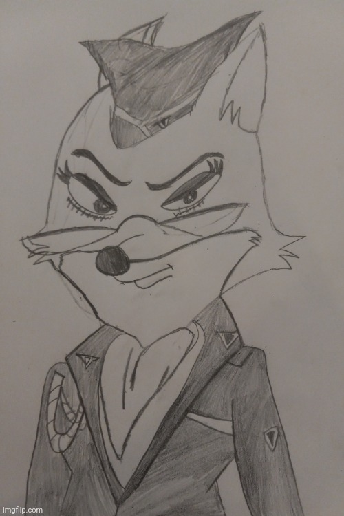 Ok. First artwork I have to post is of LT fox vixen(or officer Yeou)  Took a whole 5 days to make! | image tagged in north korea,furry,anti furry,oh wow are you actually reading these tags,artwork,call of duty | made w/ Imgflip meme maker