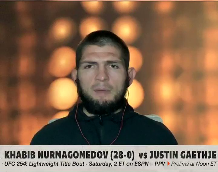 Khabib No Talk Blank Meme Template