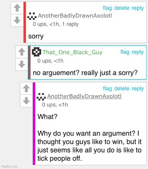 context: comment in anti furries stream | made w/ Imgflip meme maker