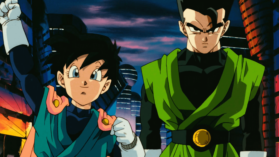 High Quality Gohan and Videl template Blank Meme Template