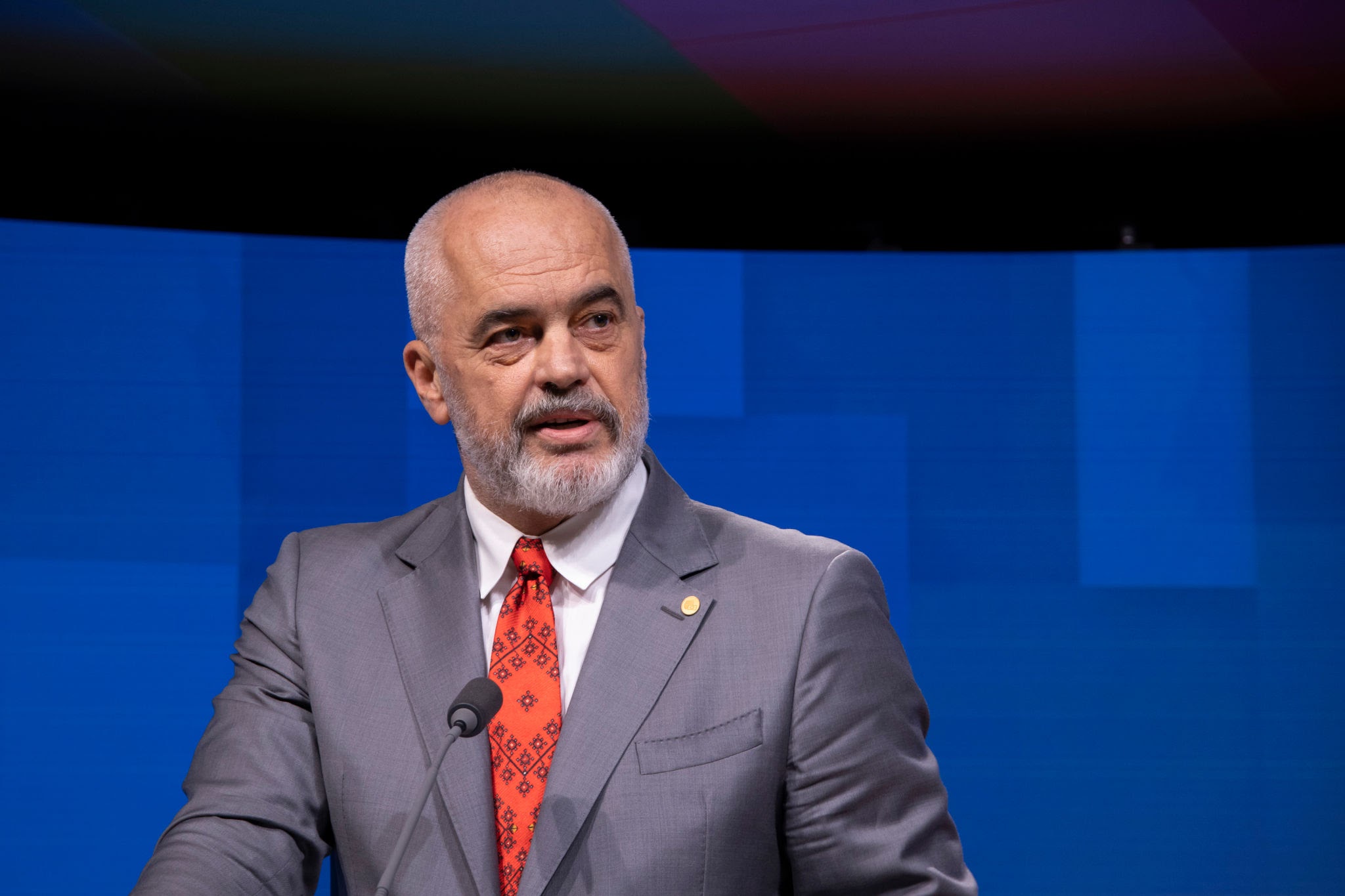 Edi rama Blank Meme Template