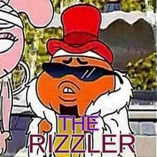 darwin rizzler | THE; RIZZLER | image tagged in darwin watterson | made w/ Imgflip meme maker