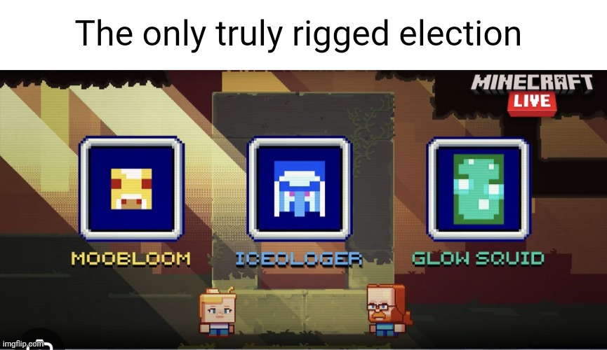 Team Iceologer all the way | The only truly rigged election | made w/ Imgflip meme maker