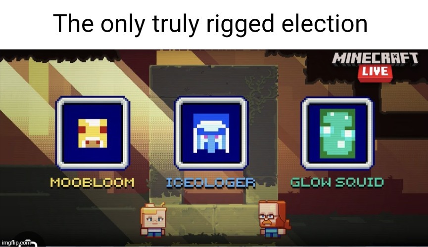If YKYK | image tagged in minecraft,election | made w/ Imgflip meme maker