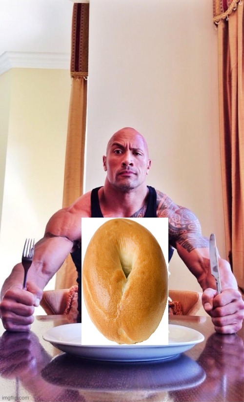 The Rock's Pancakes | image tagged in the rock's pancakes | made w/ Imgflip meme maker