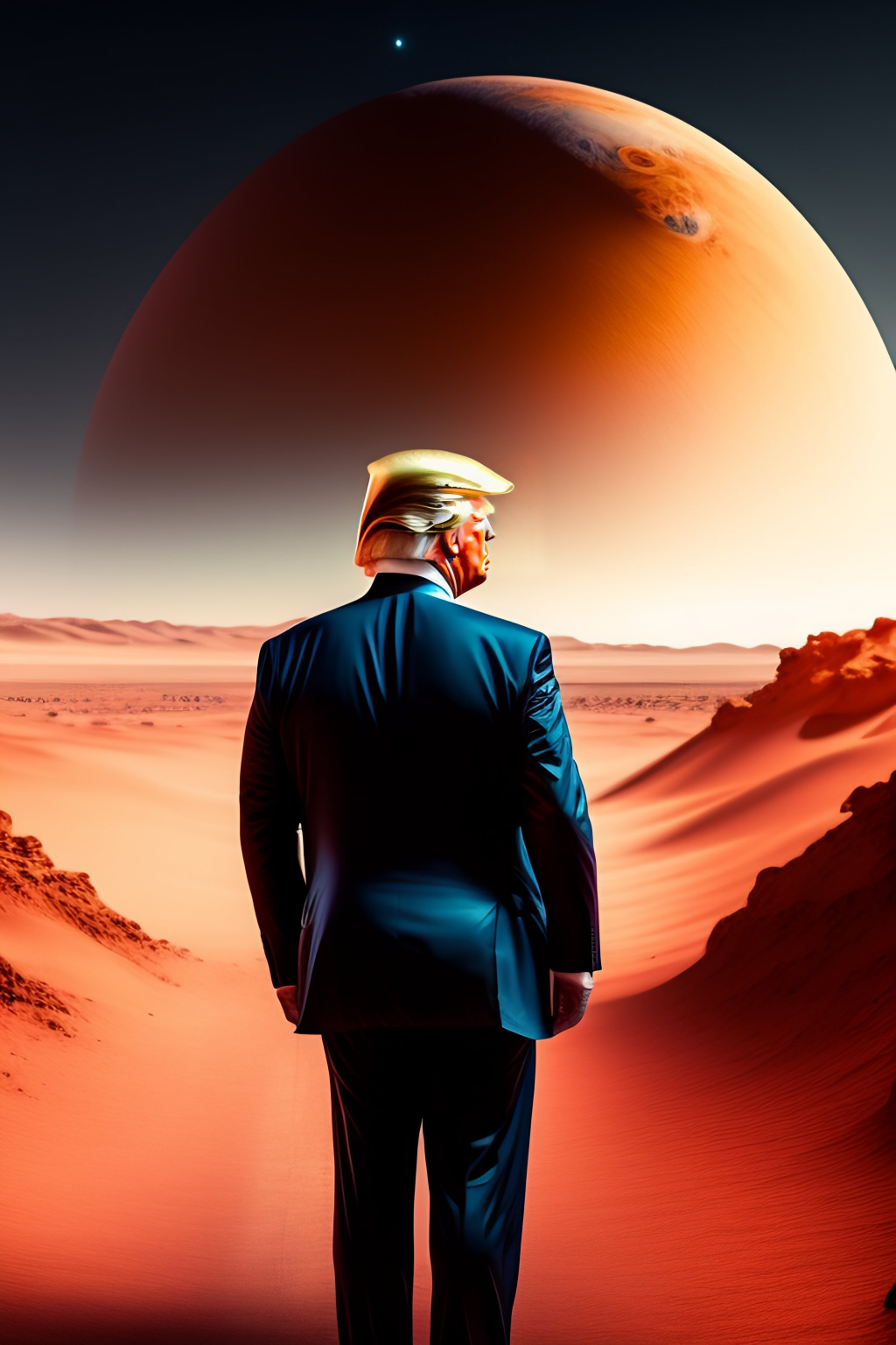 Donald Trump, Emperor of Mars (for life) Blank Meme Template