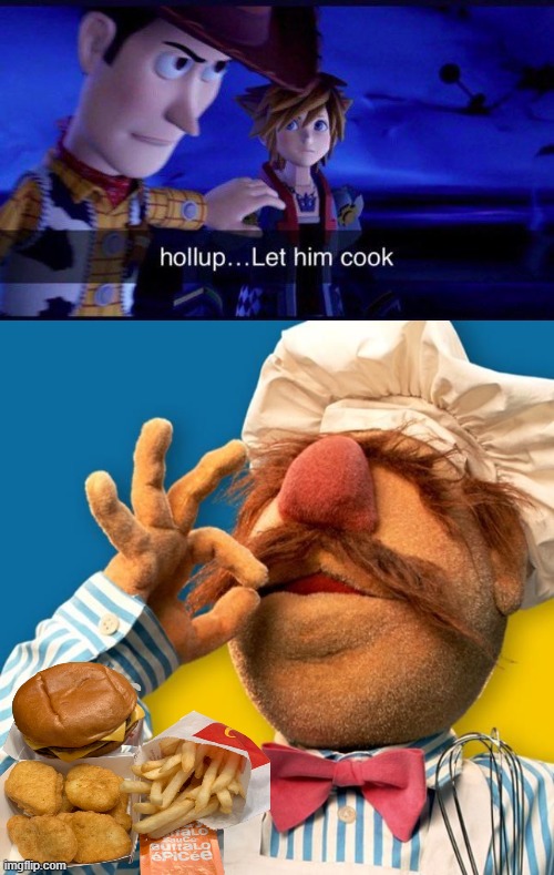 image tagged in hollup let him cook,swedish chef | made w/ Imgflip meme maker