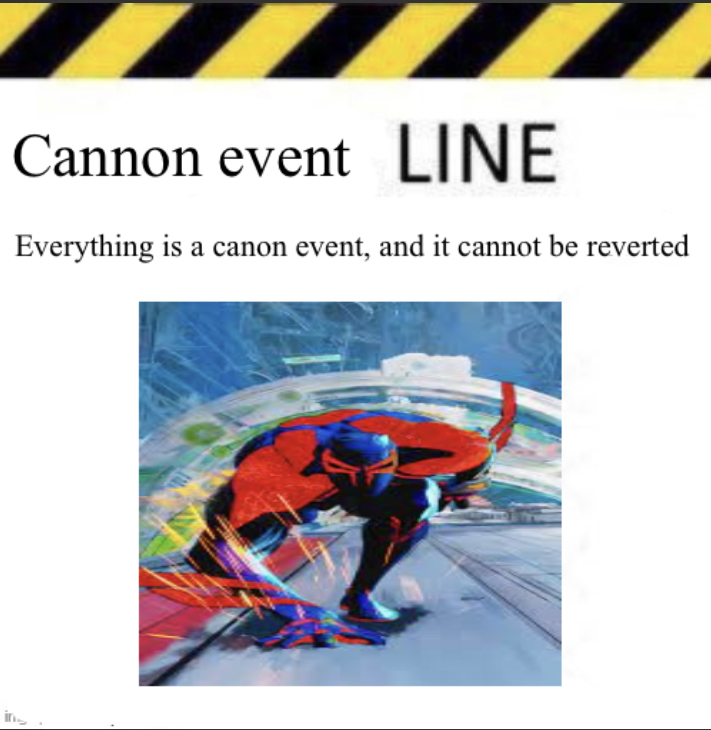 Canon even line Blank Meme Template