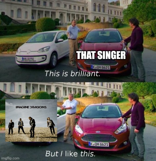This Is Brilliant But I Like This | THAT SINGER | image tagged in this is brilliant but i like this | made w/ Imgflip meme maker