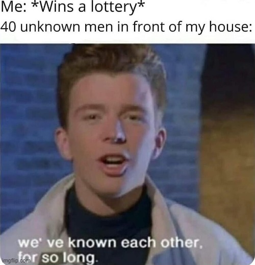image tagged in rickroll | made w/ Imgflip meme maker