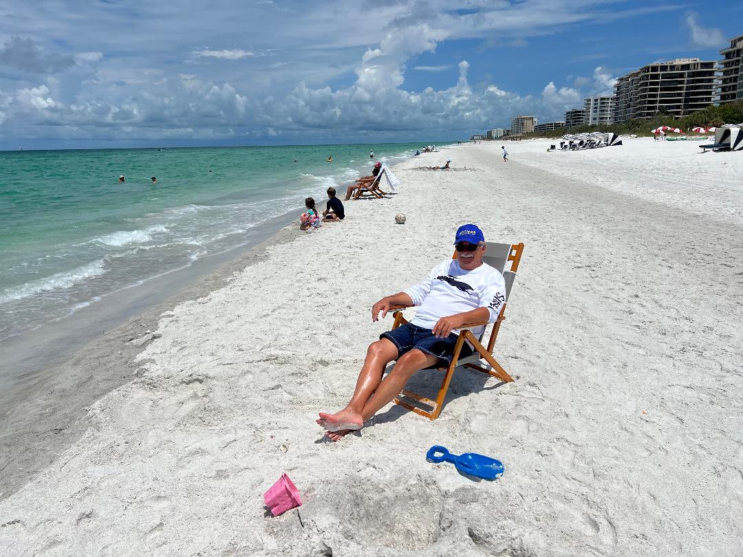 High Quality me on the beach Blank Meme Template