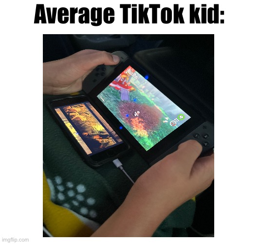 Can’t even focus on one thing istg | Average TikTok kid: | image tagged in school,tiktok sucks,tiktok,gen z | made w/ Imgflip meme maker