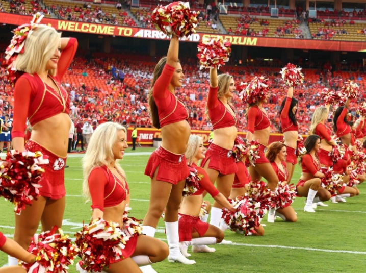 Chiefs cheerleaders Blank Meme Template