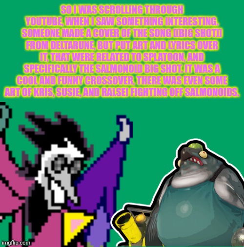 What are the Lyrics to Big Shot from Deltarune 