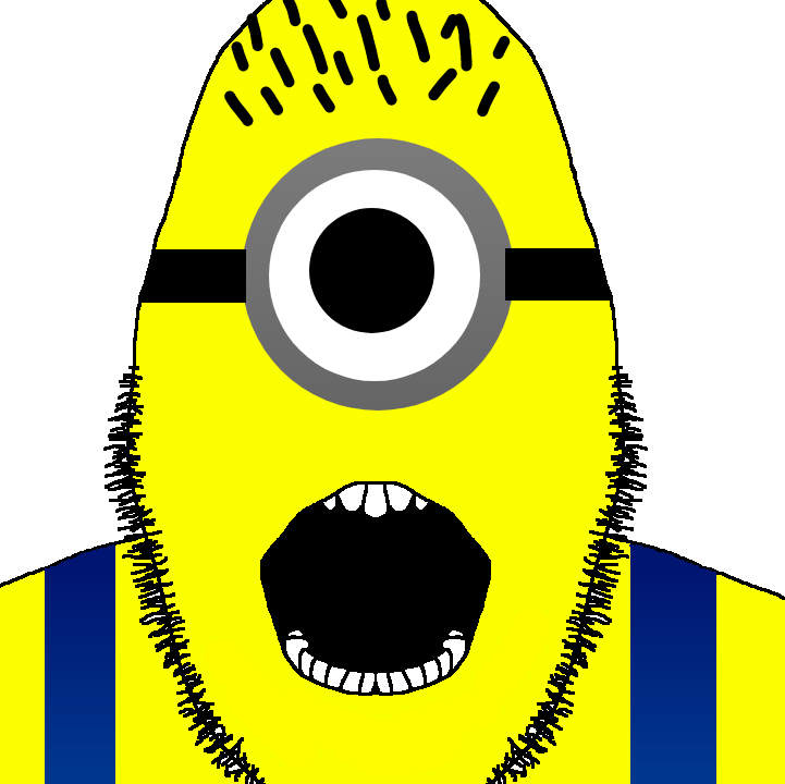 Minion soyjak Blank Meme Template