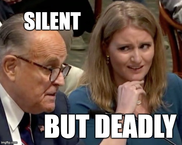 Rudy Farts | SILENT; BUT DEADLY | image tagged in covid,rudy guliani,farts,sbd,silent but deadly | made w/ Imgflip meme maker