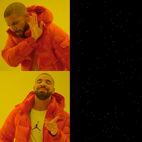 Drake Black Background Template Blank Meme Template