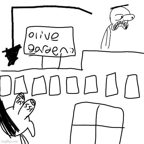 chat, how cursed did I make it from changing the view | image tagged in olive garden real | made w/ Imgflip meme maker