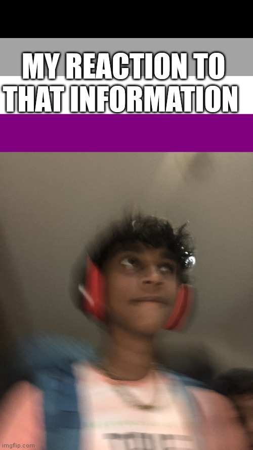 MY REACTION TO THAT INFORMATION | image tagged in l | made w/ Imgflip meme maker