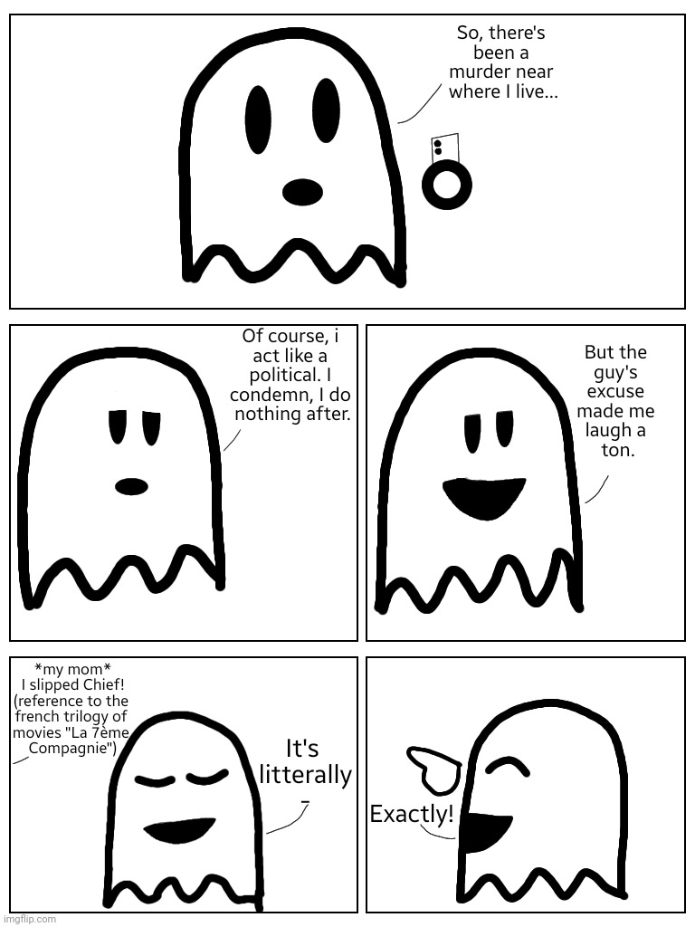 A comic talking about a murder near where I live. | made w/ Imgflip meme maker