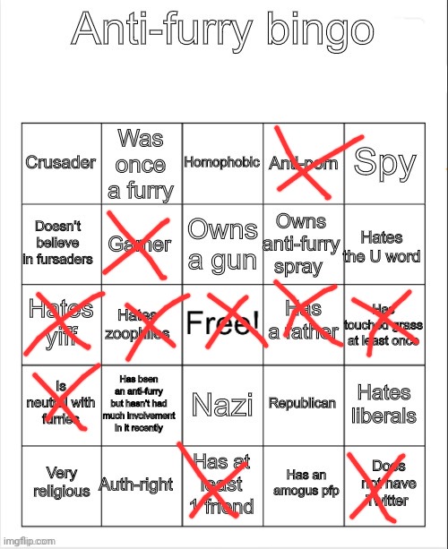 What wait how ? | image tagged in anti-furry bingo | made w/ Imgflip meme maker