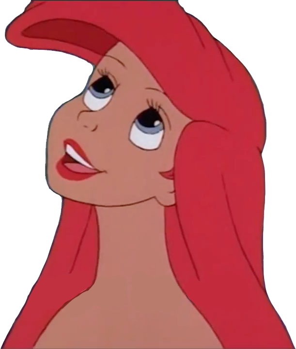 High Quality ariel singing in harmony Blank Meme Template