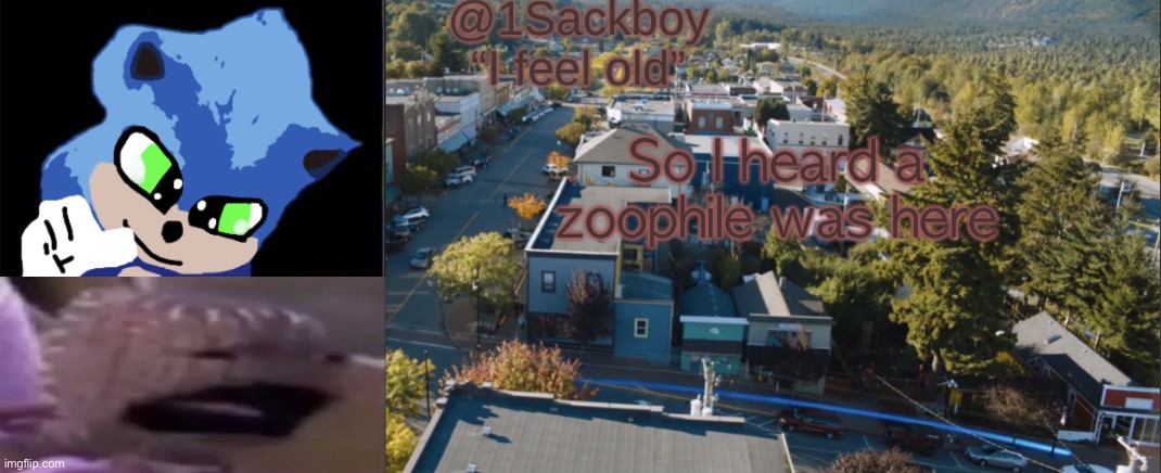 @1Sackboy | So I heard a zoophile was here | image tagged in 1sackboy | made w/ Imgflip meme maker