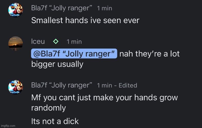 Funniest interaction the two of us had | made w/ Imgflip meme maker