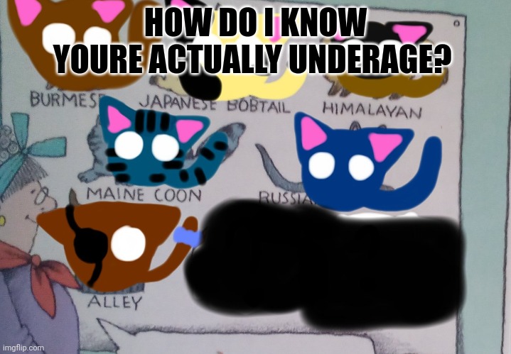 HOW DO I KNOW YOURE ACTUALLY UNDERAGE? | made w/ Imgflip meme maker
