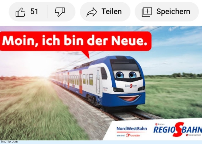 German Train with face textbox | image tagged in german train with face textbox | made w/ Imgflip meme maker