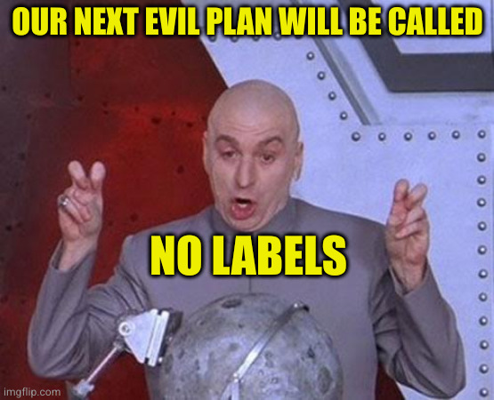 Want real elections? Remove dark money that the Supreme Court approved | OUR NEXT EVIL PLAN WILL BE CALLED; NO LABELS | image tagged in memes,dr evil laser | made w/ Imgflip meme maker