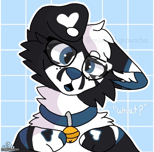 Art by MintyChipMocha | image tagged in furry,cute,youtuber | made w/ Imgflip meme maker