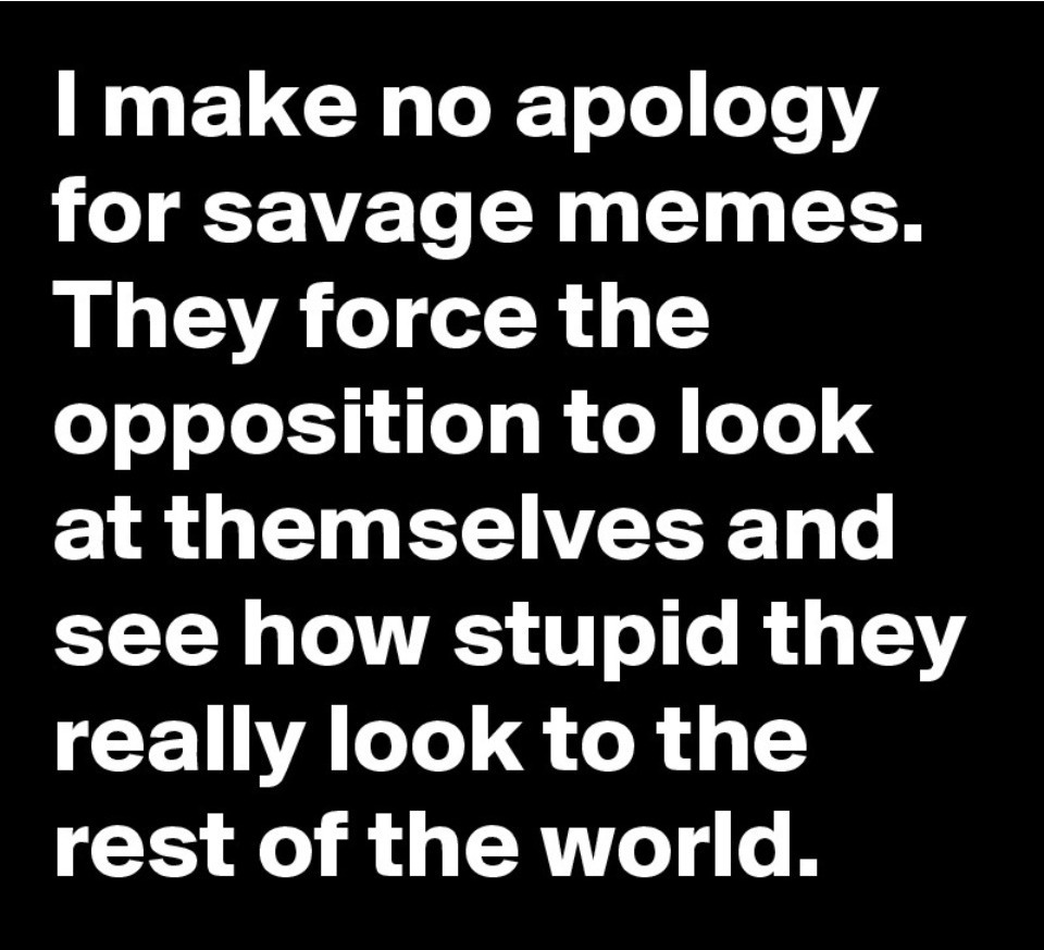 I make no apology for savage memes. | image tagged in no apologies tour,savage memes,apologies,hurt feelings,triggering liberals,sjw triggered | made w/ Imgflip meme maker