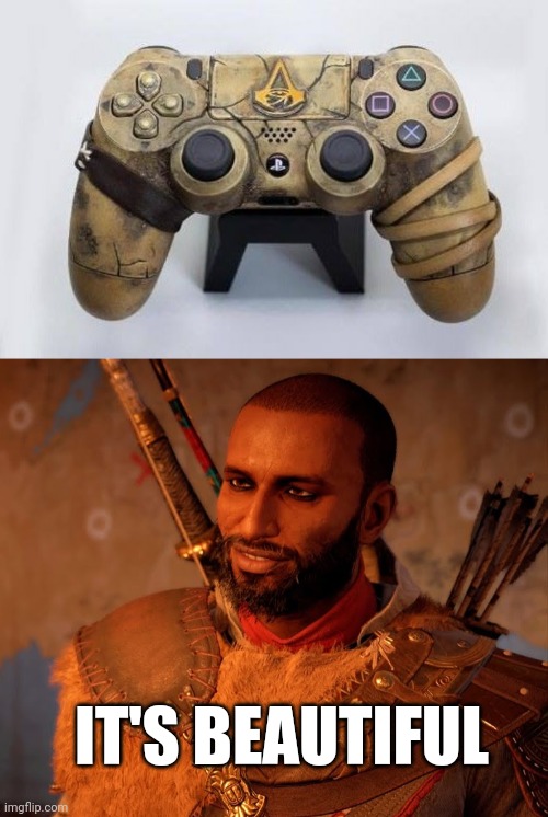 MAKES BAYAK HAPPY | IT'S BEAUTIFUL | image tagged in assassin's creed,origins,assassins creed,ps4 | made w/ Imgflip meme maker