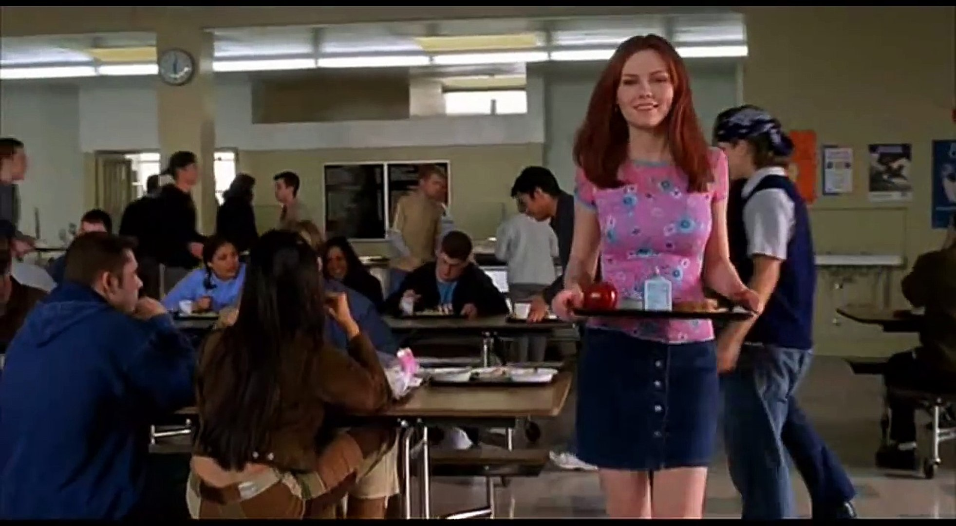 High Quality Mary Jane Watson at the Cafeteria (Spider-Man 2002) Blank Meme Template