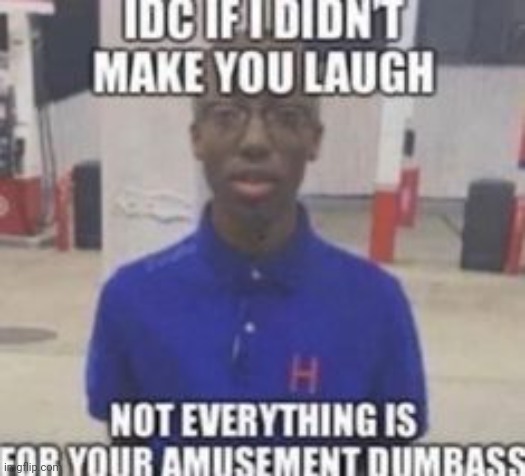 a | image tagged in idc if i didn't make you laugh | made w/ Imgflip meme maker