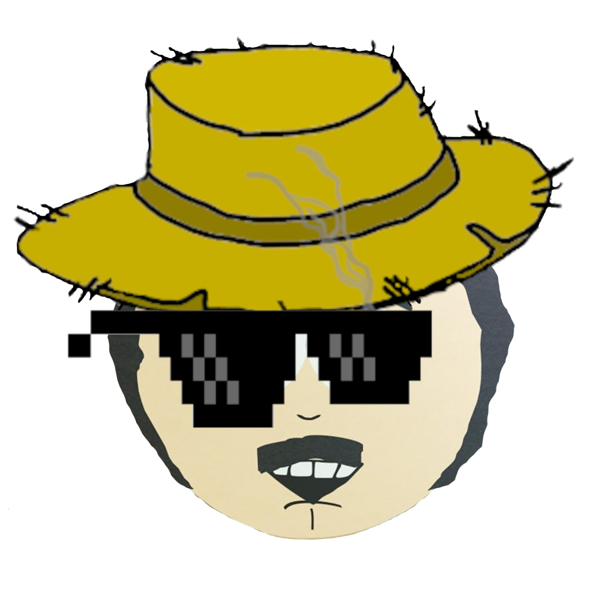 TEGRIDY RANDY NO BG @ Blank Meme Template