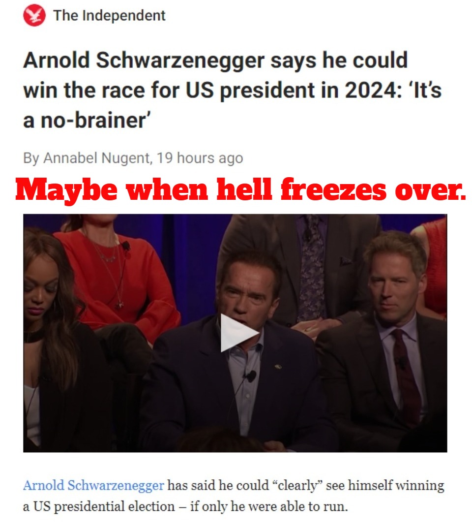 Maybe when hell freezes over. | Maybe when hell freezes over. | image tagged in delusional,rino,liberal in sheep clothing,never go full retard,full retard,oh hell no | made w/ Imgflip meme maker