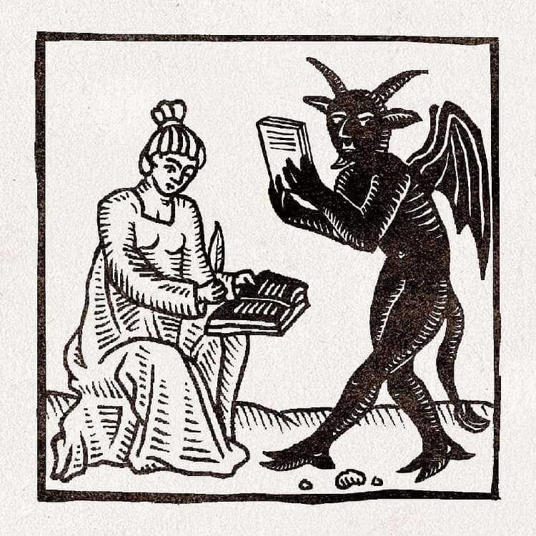 Witch and the Devil Blank Meme Template