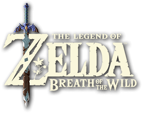 High Quality Legend of Zelda Breath of the Wild Title Logo Blank Meme Template