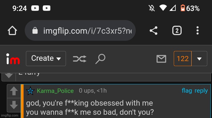 Karma is an l | made w/ Imgflip meme maker