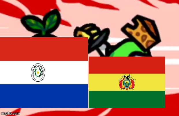 Paraguay kills bolivia | image tagged in among us stab | made w/ Imgflip meme maker