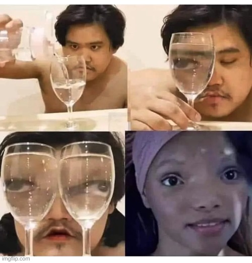 her eyes are separated just like her parents | image tagged in memes,funny | made w/ Imgflip meme maker