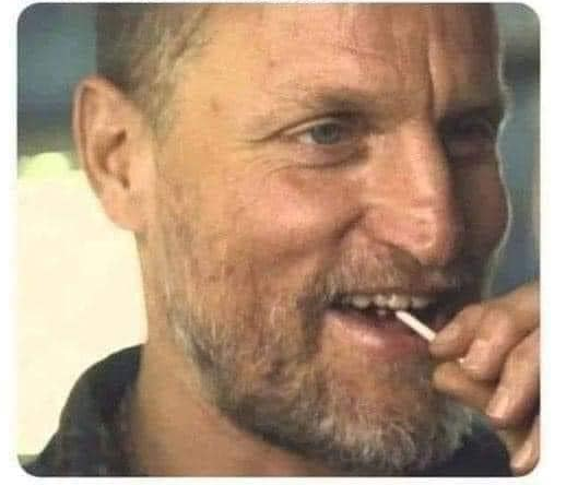 High Quality WOODY HARRELSON SLY GRIN Blank Meme Template