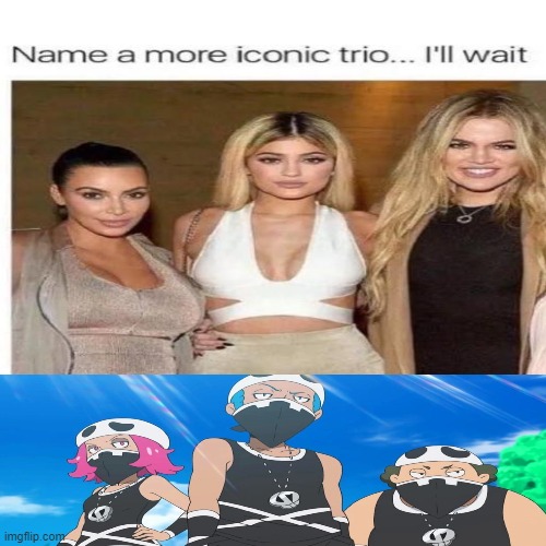 THE GODS OF RAP, PRAISE THEM. | image tagged in pokemon,pokemon sun and moon,name a more iconic trio | made w/ Imgflip meme maker