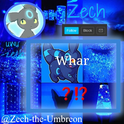 I love the FBI :D | Whar; ❓⁉️ | image tagged in zech-the-umbreon announcement | made w/ Imgflip meme maker