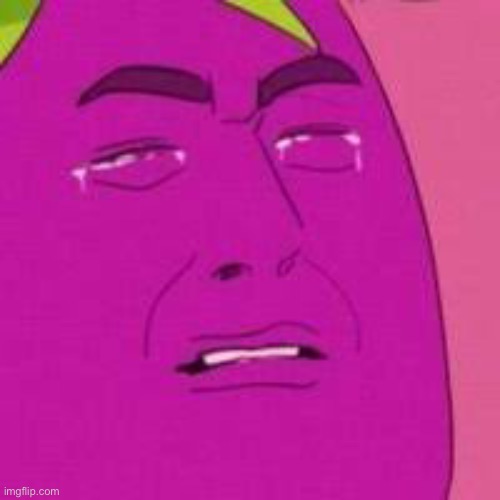 Crying Grape | image tagged in crying grape | made w/ Imgflip meme maker
