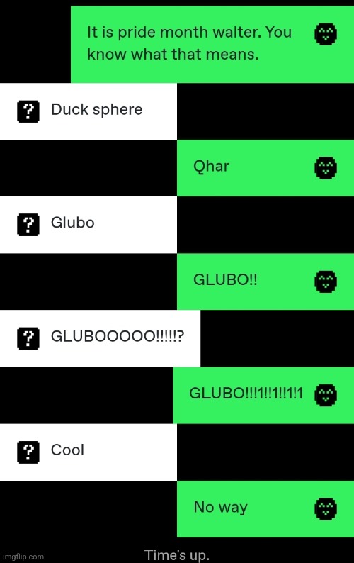 I love glubo | made w/ Imgflip meme maker